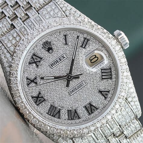 rolex big diamond|Rolex full diamond watch price.